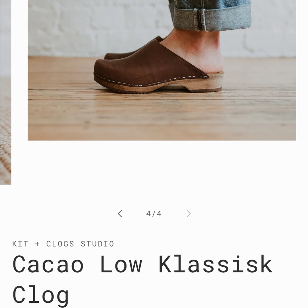 Kit + Clog Brown Cacao Low Klassisk Clog